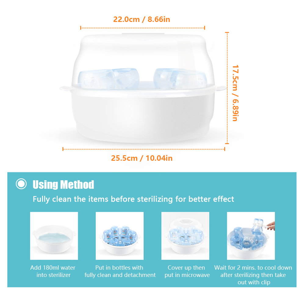Microwave Bottle Sterilizer St - Baby Food Warmer 评论和价格