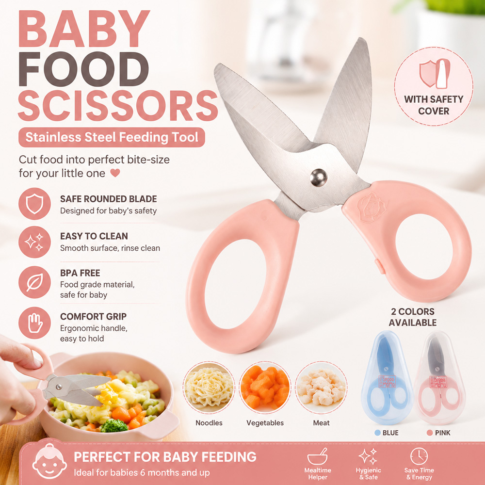 Baby Food Scissors Stainless S - Baby Food Scissors 评论和价格